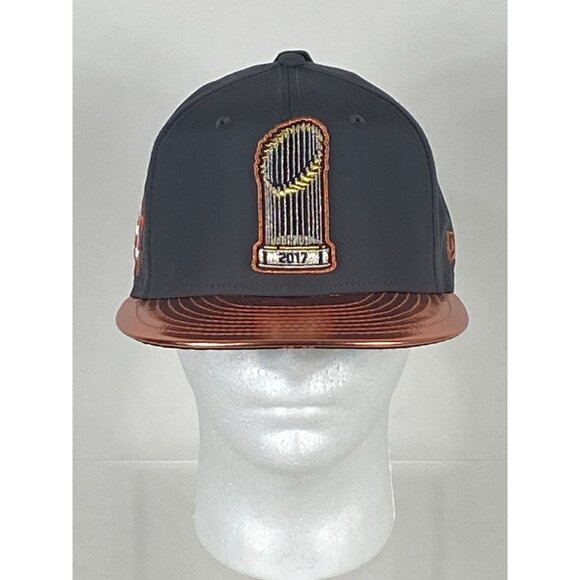 New Era 9Fifty MLB 2017 WS Champs  Houston Astros Snapback Hat Cap OS NWT F296 - Picture 1 of 8